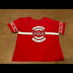coca-cola cropped t-shirt